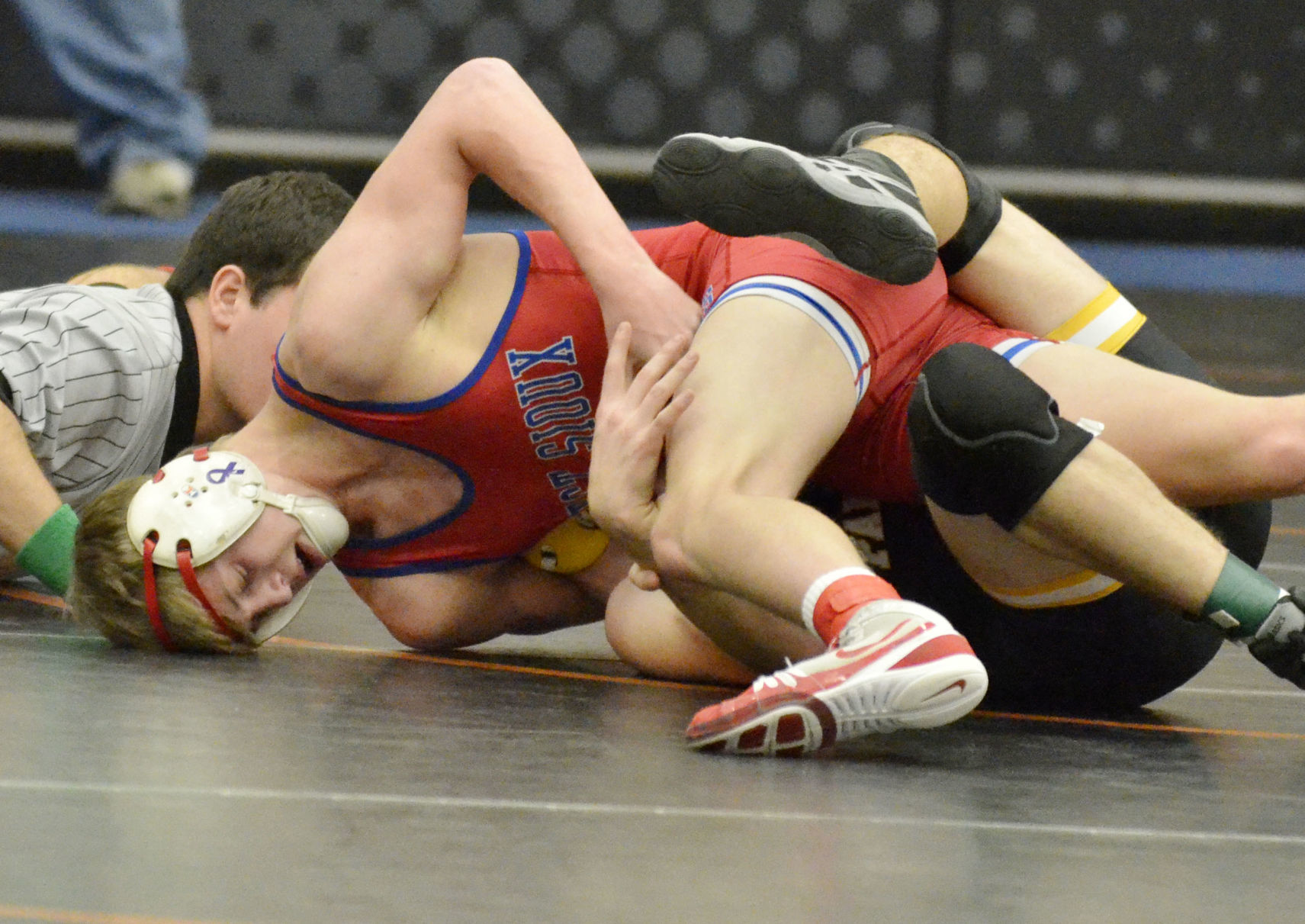 Class 1A wrestling sectional in Sibley